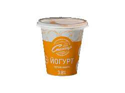 Йогурт "Персик-Манго", 3,8%, 290 г