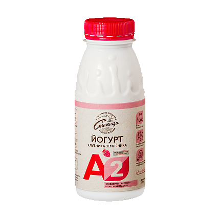 Йогурт А2 клубника-земляника 3,5-4%, 250 гр.