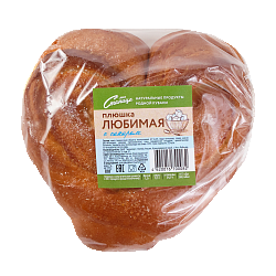 Плюшка "Любимая" с сахаром, 80 г