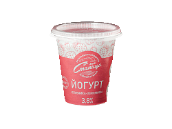 Йогурт "Клубника-Земляника", 3,8%, 290 г