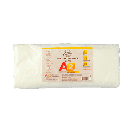 Масло сливочное А2 82,5%, кг