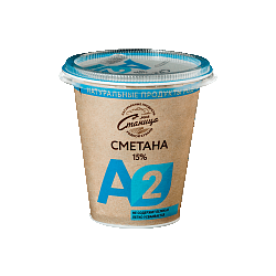 Сметана А2 термостатная 15 %, 290 г